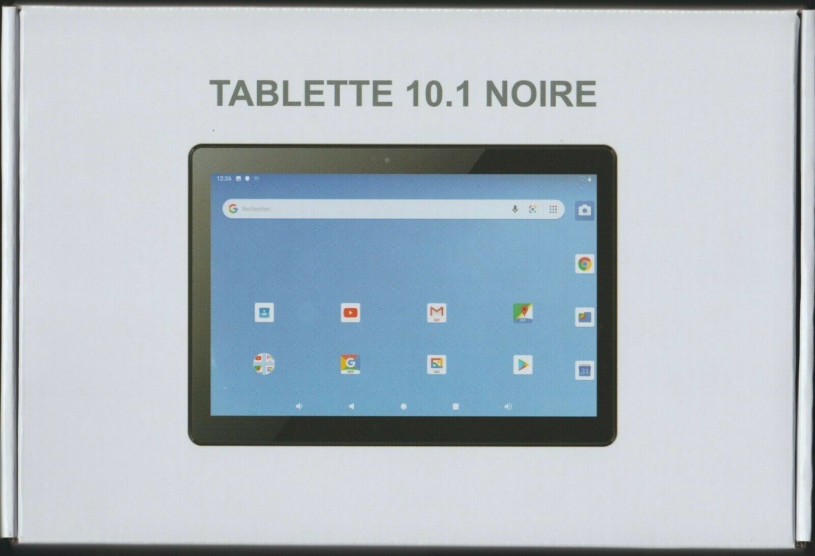 Tablette KLIPAD noire grand écran 10,1″, neuve jamais servi , garantie 1 an.