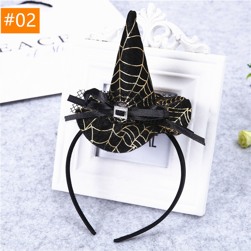 Mini Pointy chapeau de sorcière Bandeau Accessoires Costume Halloween Décor Mini Pointy chapeau de sorcière Bandeau Accessoires Costume Halloween Décor