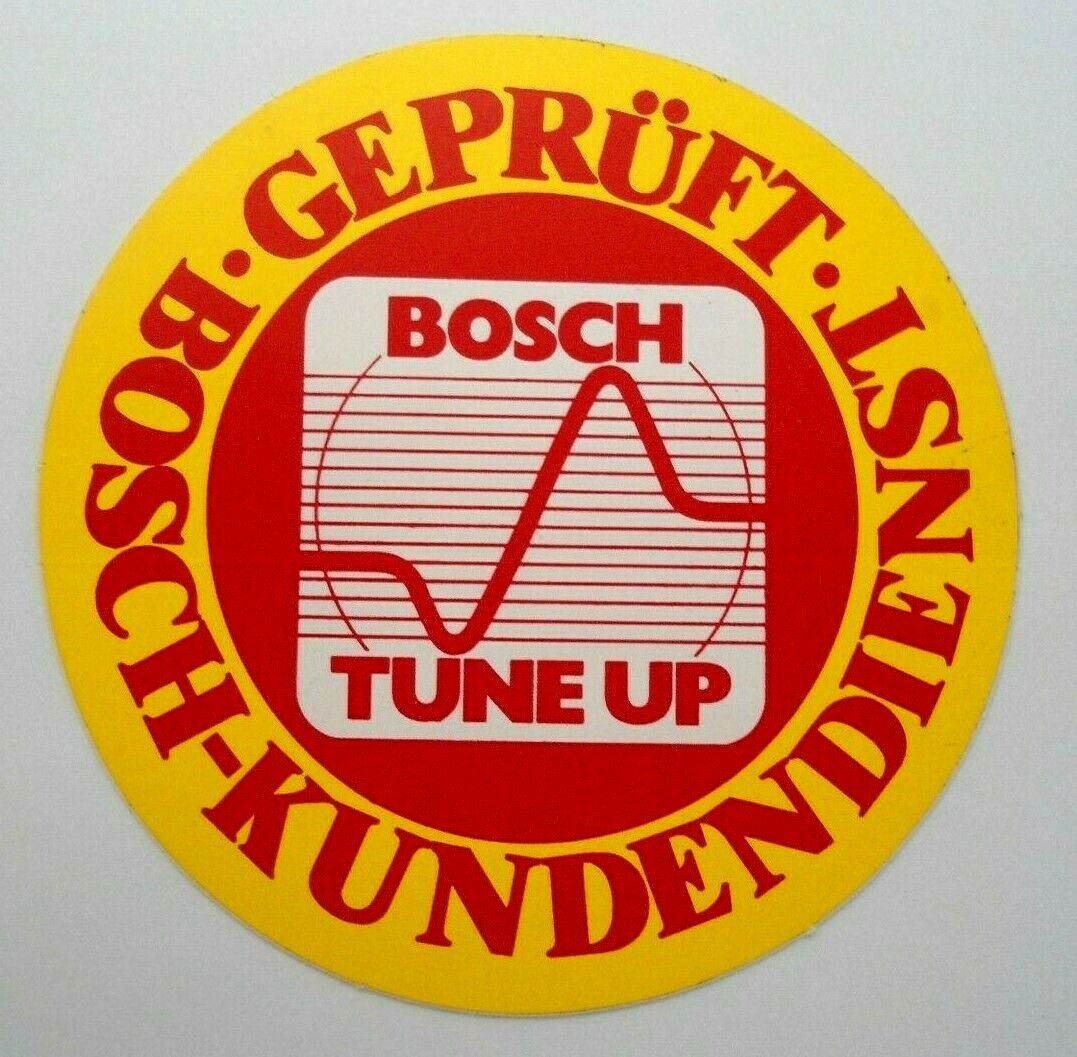 Autocollants pour Voiture Bosch la Clientèle Éprouvé Bosch Tune Up 80er Oldtimer Autocollants pour Voiture Bosch la Clientèle Éprouvé Bosch Tune Up 80er Oldtimer