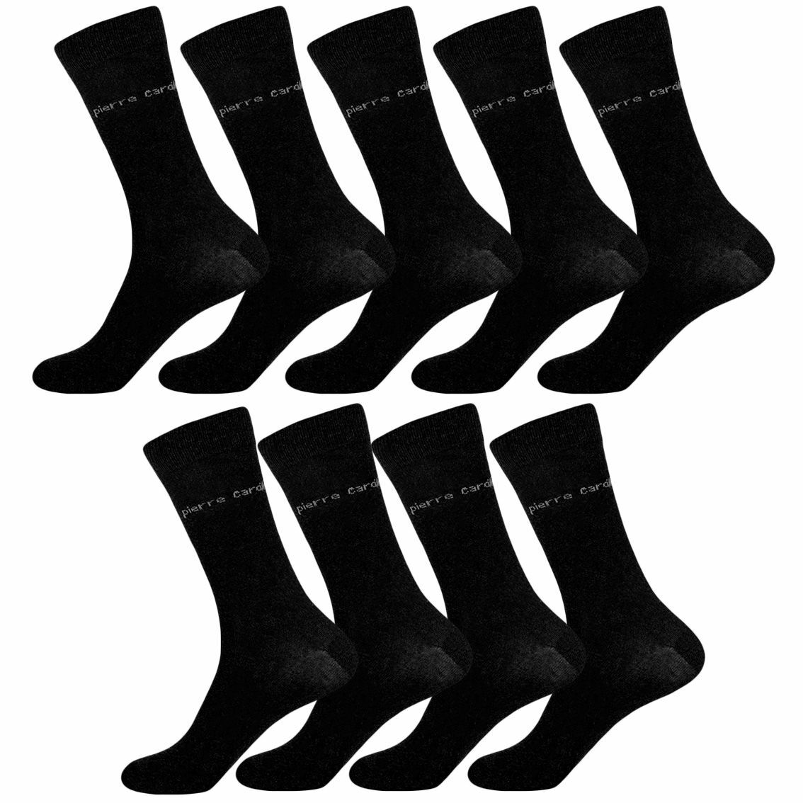 Lot de 9 chaussettes noires Pierre Cardin