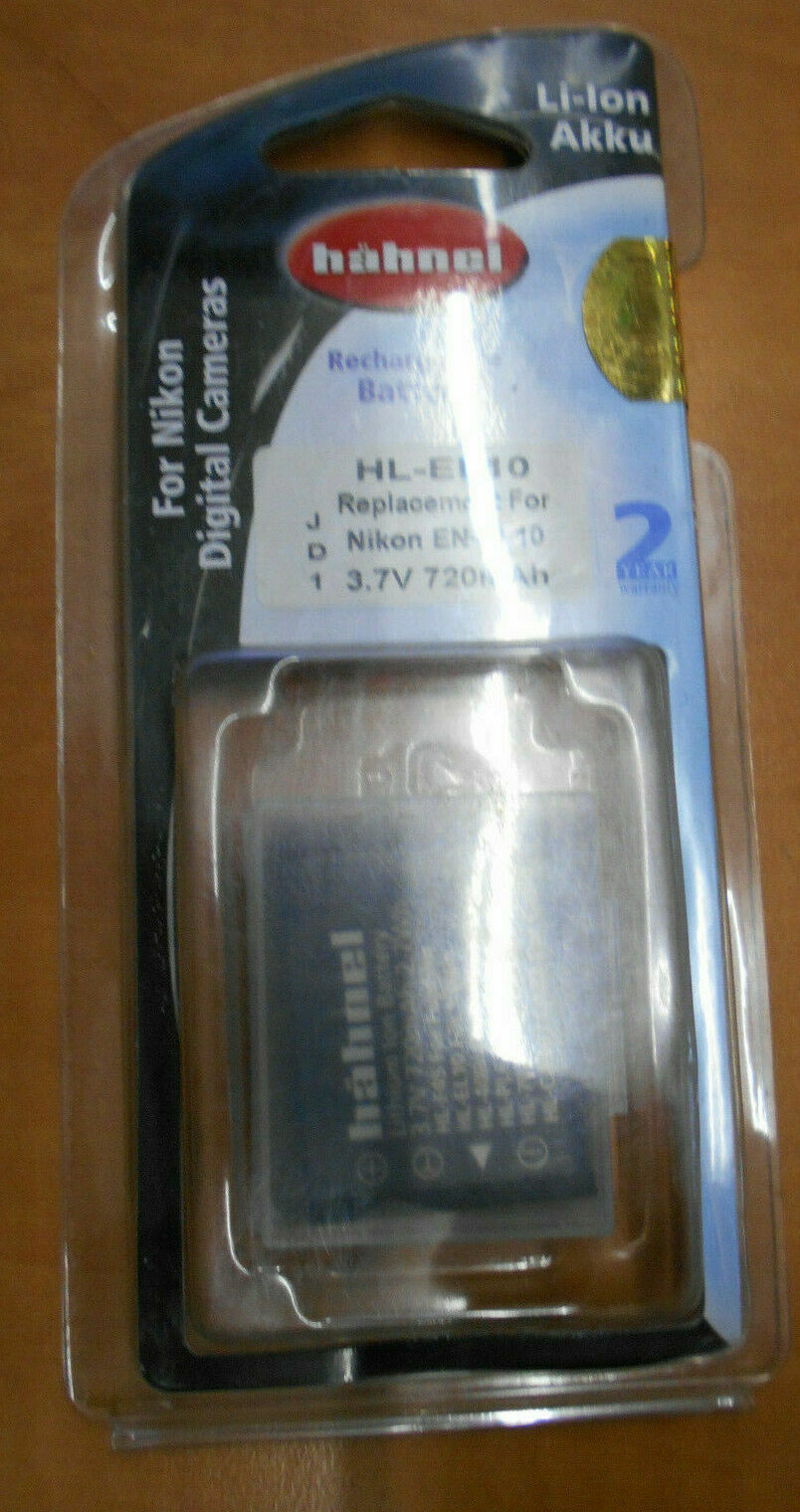Batterie HL-EL10 pour appareils photo numériques Nikon CAPACITY OY500