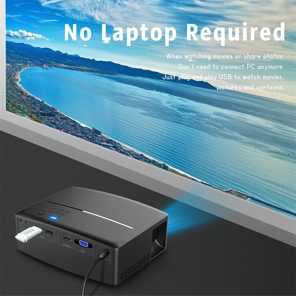 Home Cinema T-Heater Multimédia LCD LED Projecteur Av TV VGA HDMI USB Home Cinema T-Heater Multimédia LCD LED Projecteur Av TV VGA HDMI USB