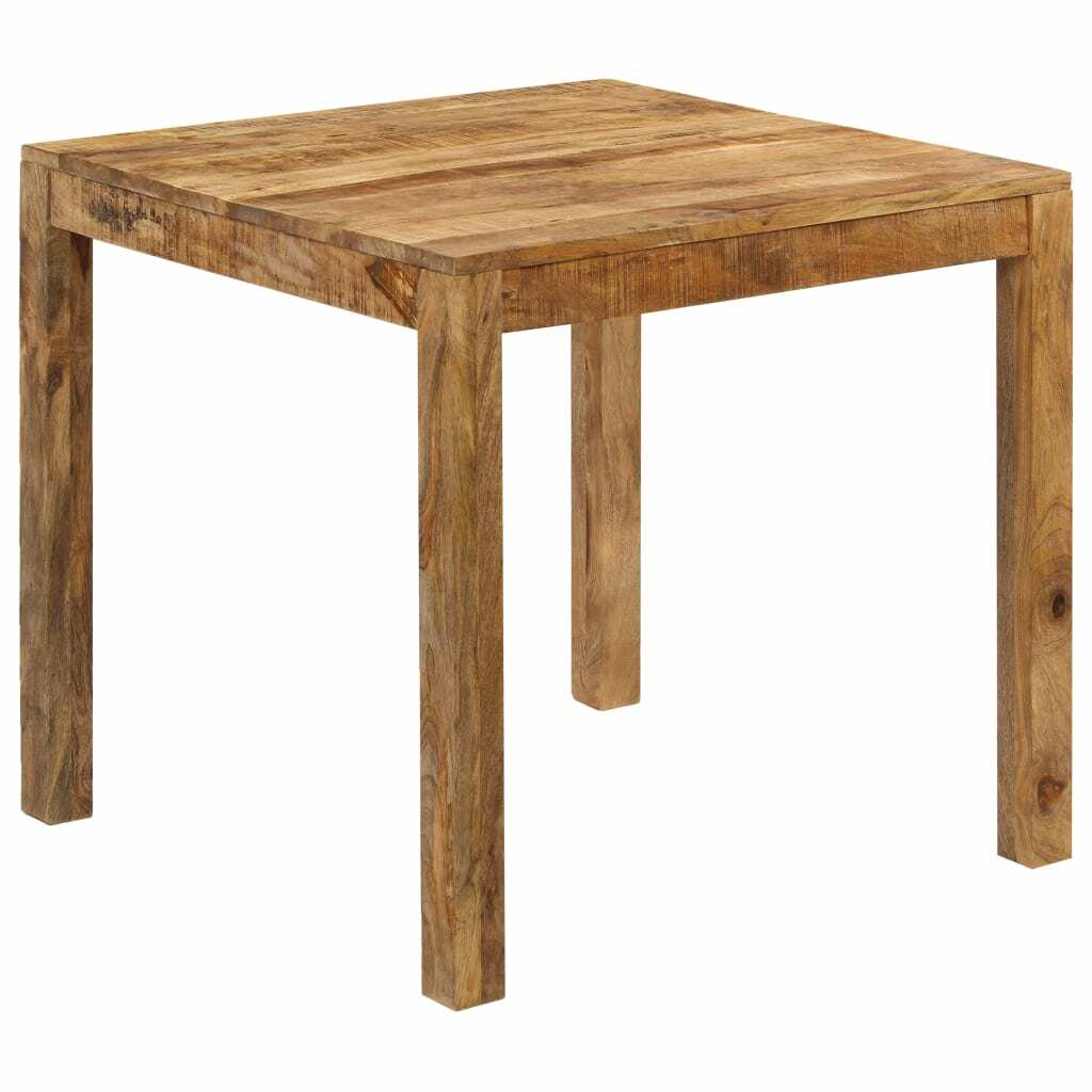 vidaXL Bois de Manguier Massif Table de Salle à Manger 82x80x76 cm Cuisine vidaXL Bois de Manguier Massif Table de Salle à Manger 82x80x76 cm Cuisine