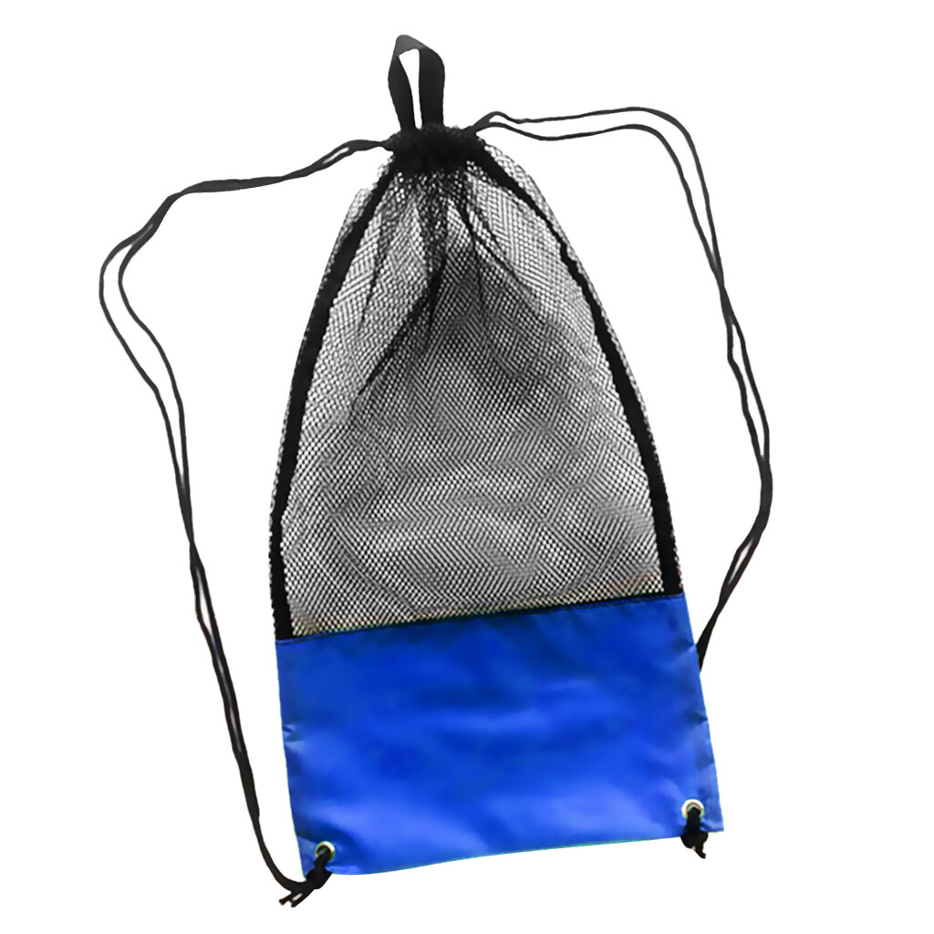 Camping en plein air randonnée sac de rangement en maille avec cordon de