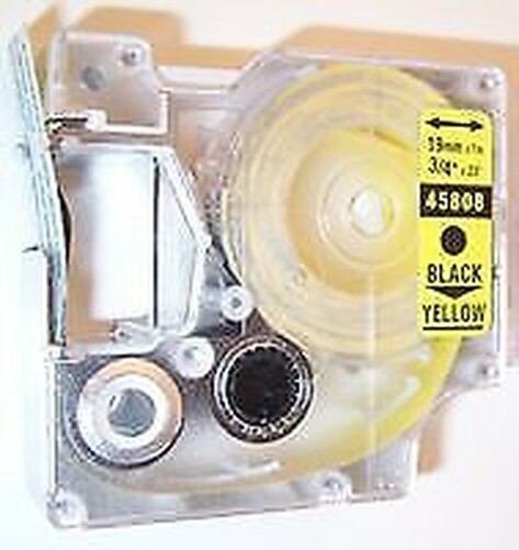 D1 Bande Noir/Jaune 19MM – Étiquette Imprimante – Bureau Consommables – LAB0121 D1 Bande Noir/Jaune 19MM – Étiquette Imprimante – Bureau Consommables – LAB0121