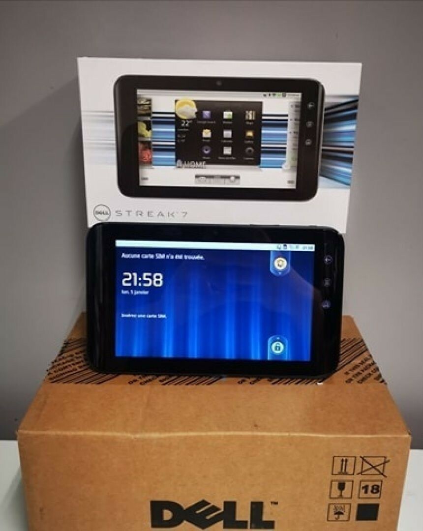 TABLETTE DELL Streak 7.  ANDROID. 16GO.wifi+ 4G 
