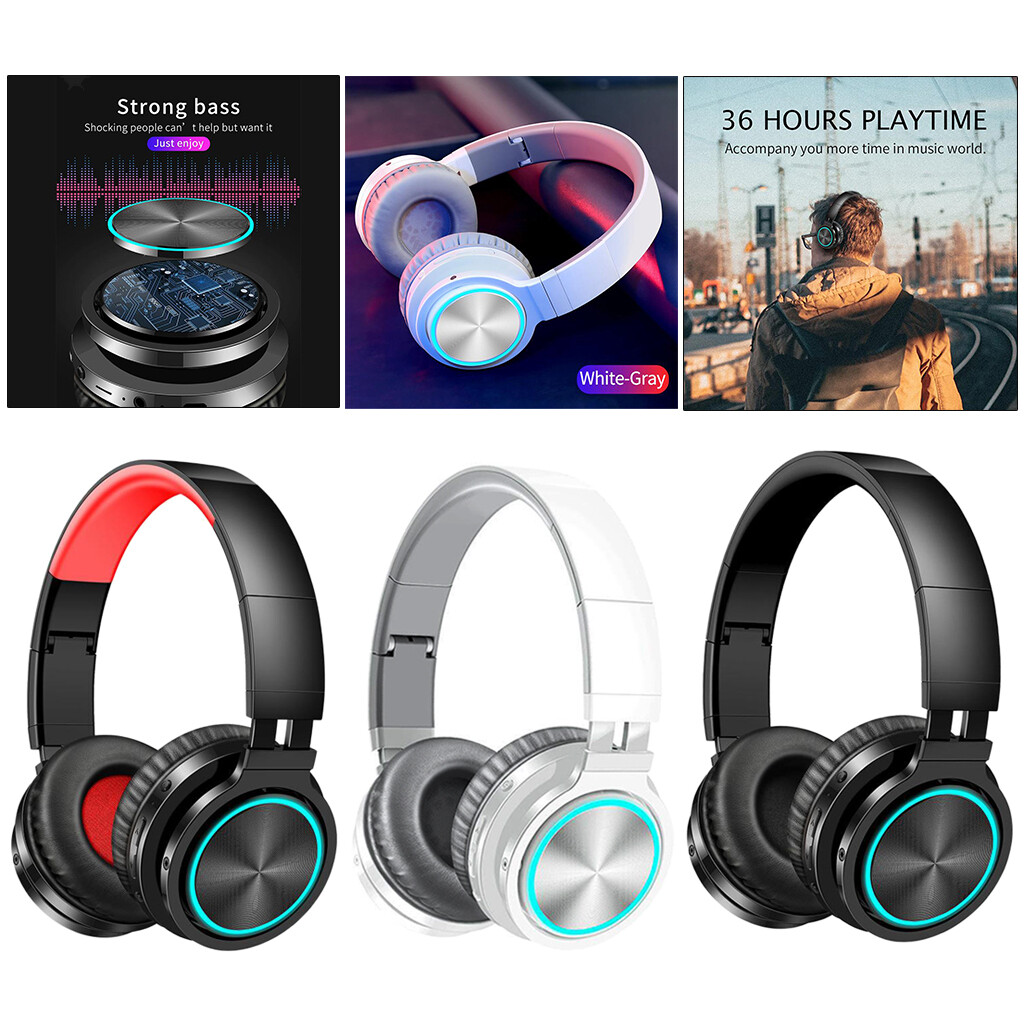 Tête-monté Casque Léger Confortable pour Ordinateur TV Téléphone Portable