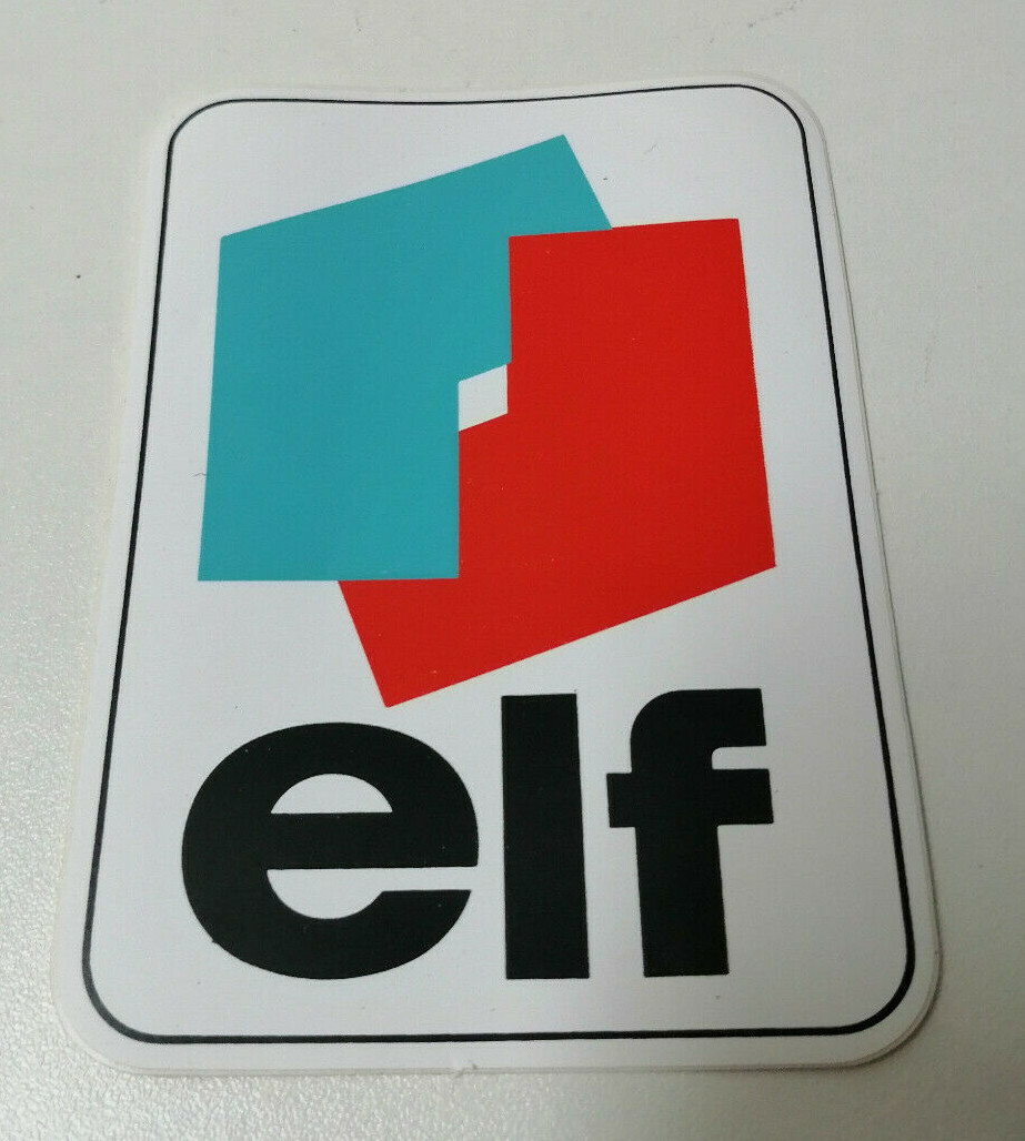 AUTOCOLLANTS STICKERS ELF VINTAGE années 80 (11 X8cm) AUTOCOLLANTS STICKERS ELF VINTAGE années 80 (11 X8cm)