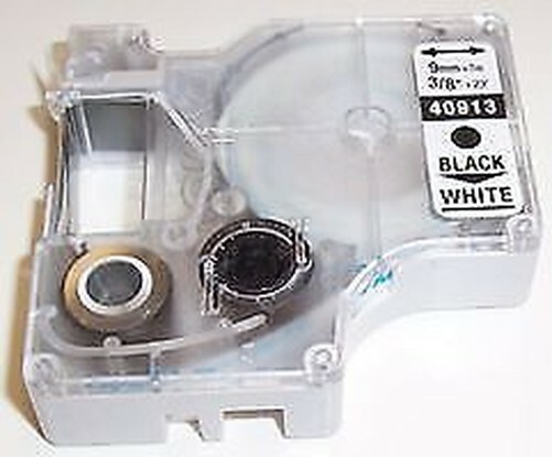 D1 Bande Noir/Blanc 9MM – Étiquette Imprimante – Bureau Consommables – LAB0094