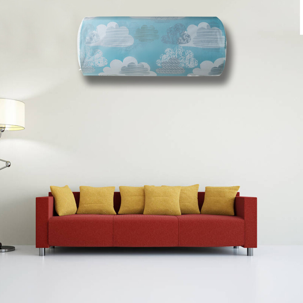 Housse de protection pour climatiseur 1pc Housse de protection PEVA pour bureau Housse de protection pour climatiseur 1pc Housse de protection PEVA pour bureau