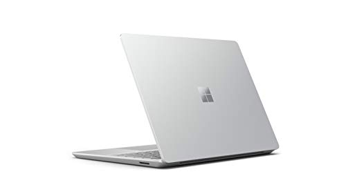 Microsoft Surface Laptop Go (Windows 10, écran tactile 12,45″, Intel Core i5, 4 Go RAM, 64 Go eMMC, clavier AZERTY français) – Platine – L’ordinateur portable Surface le plus léger