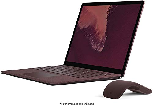 Microsoft Surface Laptop 2, 13.5″ tactile (Core i5, RAM 8 Go, SSD 256 Go, Windows 10) – Bordeaux