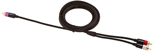 Amazon Basics Câble audio RCA 1 mâle vers 2 mâles – 2,4 m