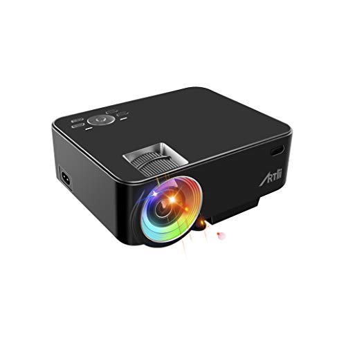 Artlii Retroprojecteur Mini, Videoprojecteur Portable LED Soutien HD 1080p, 3800lumen, 200”, Video projecteur…