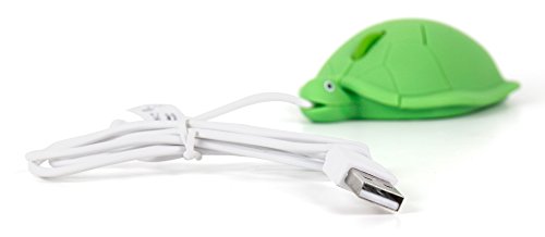 DURAGADGET Grand clavier coloré PS2/USB pour enfant avec souris en forme de tortue 470 x 180 x 15 mm