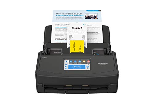 ScanSnap iX1500 Version Noire – Scanner de Documents – Recto Verso, A4, Wi-FI, sans Fil