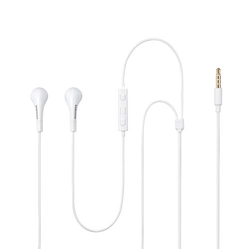 Samsung EHS64AVFWE – Kit Mains Libres avec Microphone 3,5 mm pour Galaxy S7, S6 Edge Plus, S5 Mini, S4 I9500, S4 Mini…
