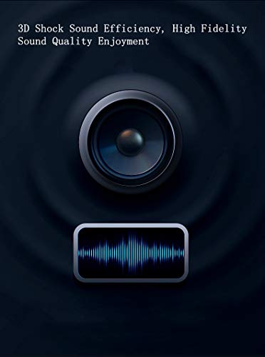 Barre de Son Haut-parleurs Bluetooth 10W Surround Sound avec Bass, Bluetooth 5.0 Enhanced Home Theater Speaker Bar et…