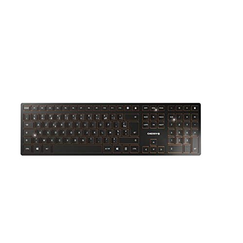 CHERRY DW 9000 SLIM, ensemble clavier et souris sans fil, disposition française, clavier AZERTY, piles rechargeables…