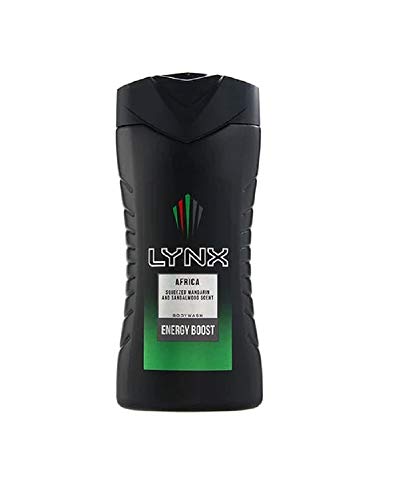 3x Lynx Africa Shower Gel Mens Body Wash 250ml by Lynx