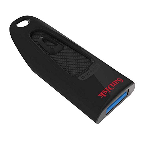 SanDisk Ultra 128 GB, USB 3.0 flash drive, with up to 130 MB/s read speed, Black