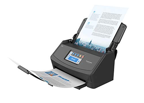 ScanSnap iX1500 Version Noire – Scanner de Documents – Recto Verso, A4, Wi-FI, sans Fil