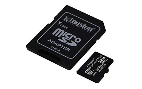 Kingston Canvas Select Plus Carte MIcro SD SDCS2/32GB Class 10 + Adaptateur inclus