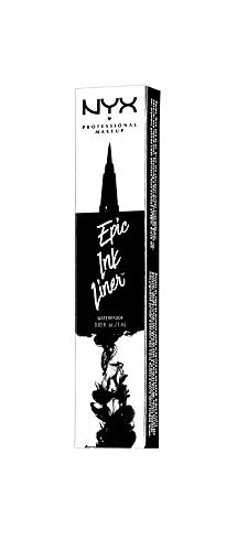 NYX Professional Makeup Eyeliner Feutre Epic Ink Liner, Waterproof, Black