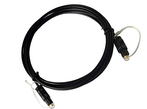 Easyday Câble optique Toslink Fibre optique Cable Digital Audio Optical Cable SPDIF Cordon 1,5 m – 3 m – 5 m 3m Noir