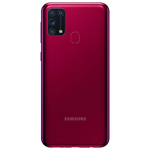 Samsung Galaxy M31 – Smartphone Portable débloqué 4G (Ecran 6,4 pouces – 64 Go – Double Nano-SIM – Android) – Rouge…