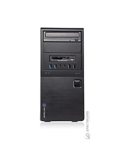 ANKERMANN Silent Desktop PC Barcelona | Intel Core i5 4570 | Intel HD Graphics 4600 | 8GB RAM | 480GB SSD | Lecteur de…