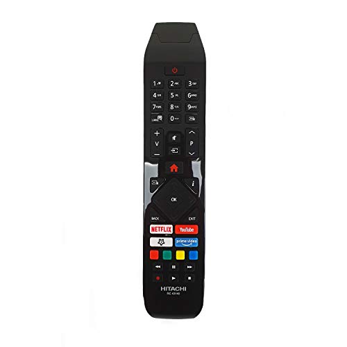 Hitachi Téléviseur LED 32″ 80,01cm Full HD avec Alexa/Smart TV: Netflix, Youtube, Prime/WiFi/Bluetooth / 3 HDMI/PC/USB