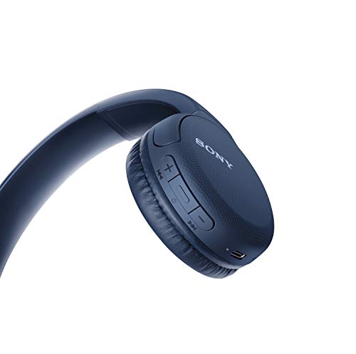 Sony Casque Bluetooth sans fil WH-CH510 (son puissant, assistant vocal intégré, charge rapide, autonomie jusqu’à 35…
