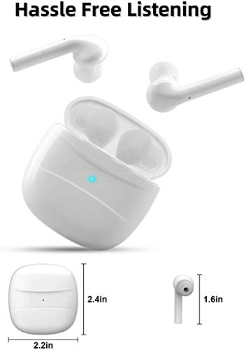 Acescreen Écouteurs Intra-Auriculaires sans Fil Bluetooth antibruit, Bluetooth V5.0 Stereo IPX5, étanches, idéals pour…