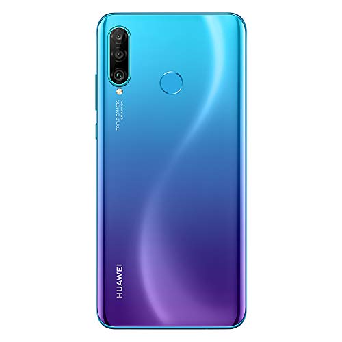 Huawei, P30 Lite XL, Smartphone débloqué, 4G, (6,15″, 256Go, “Double Nano SIM”, Android 9) Peacock Blue