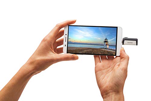 SanDisk 128GB Ultra Dual Drive USB Type-C Flash Drive with reversible USB Type-C and USB Type-A connectors, for…