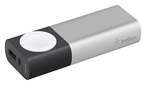 Belkin Batterie externe Valet Charger pour Apple Watch et iPhone (6 700 mAh) – Chargeur certifié MFi et compatible avec l’iPhone XS, iPhone XS Max, iPhone XR, Apple Watch Series 4 et autres