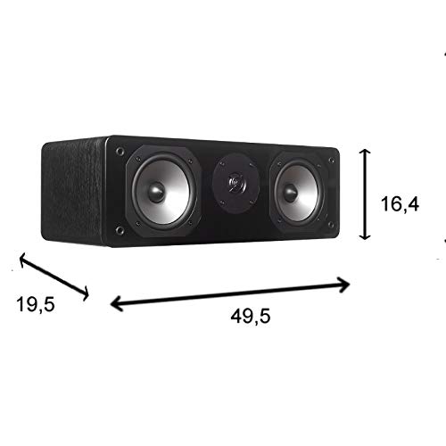 Dynavoice – Enceinte Central. réf.: Challenger C-5 v.4. chêne.