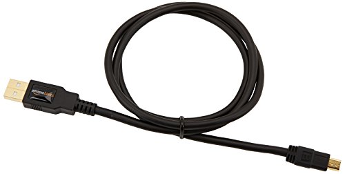 Amazon Basics Câble USB 2.0 mâle A vers mâle mini B 0,9 m