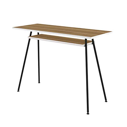 LEVIRA – Table, Bureau, Kost Dash – 100 x 40 x 75 – Noyer Tróia et Noir