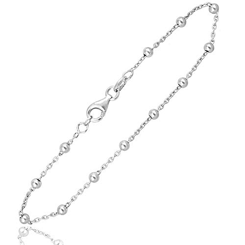 Bracelet Femme Argent 925 Infini – Bracelet Ajustable 17- 20 cm avec Boite Cadeau | Bracelet Porte Bonheur avec…