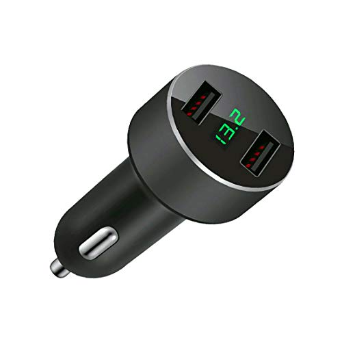 pjp electronics Chargeur allume-cigare Fast 2 Usb pour voiture (protection de sécurité intégrée 3.1A) Adaptateur de…