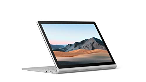 Microsoft Surface Book 3 (Windows 10, écran détachable tactile 13.5″, Intel Core i5, 8Go RAM, iGPU 256Go SSD, argent, clavier français) L’ordinateur portable avec écran détachable & ultra performant