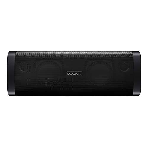 DOCKIN D Fine Enceinte Bluetooth HiFi 50W – Mini Sono Portable, Son Stéréo, Basses Puissantes et Alimentation Intégrée…