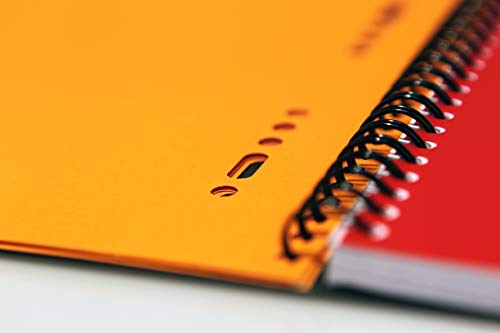 Oxford Office 100102880 Active Book Lot de 5 Cahier bureau reliure intégrale 160 pages Orange