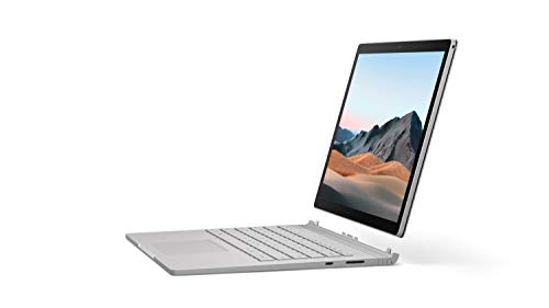 Microsoft Surface Book 3 (Windows 10, écran détachable tactile 13.5″, Intel Core i5, 8Go RAM, iGPU 256Go SSD, argent, clavier français) L’ordinateur portable avec écran détachable & ultra performant
