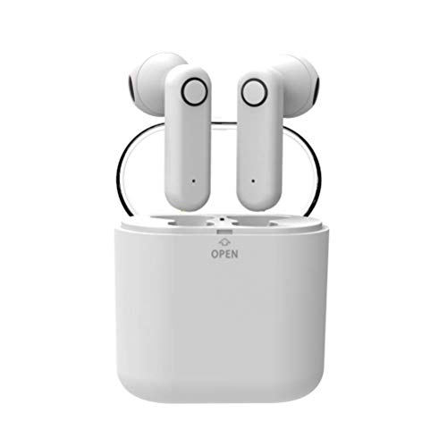 yobola Ecouteurs sans Fil, Ecouteur Bluetooth 5.0 56h de Lecture stéréo 3D HD Écouteurs sans Fil avec Mic, Binaural…