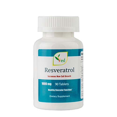 Ved Anti-âge | Comprimés de resvératrol | 1000mg x 90 comprimés