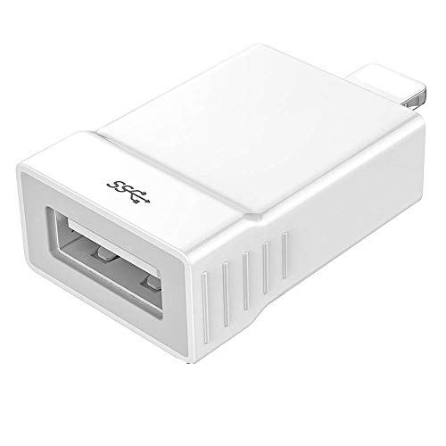 Light-ing to USB Adapter,USB Adaptateur Caméra Adaptateur USB OTG Femelle vers Phone Compatible avec Phone/Pad,Câble…