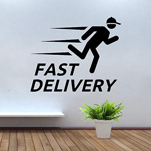 Business Store Stickers Vinyle Stickers Muraux Boutique Décoration Fenêtre Décor 68X56Cm